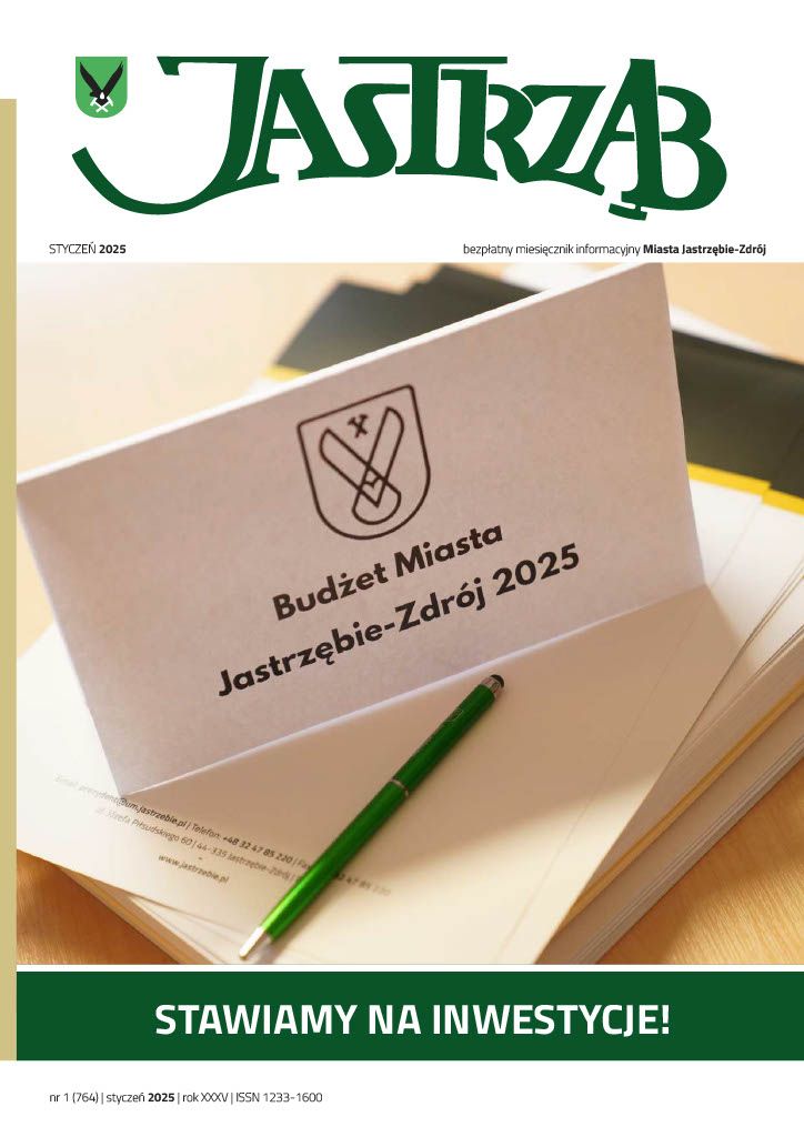 Okładka styczniowego wydania gazety Jastrząb