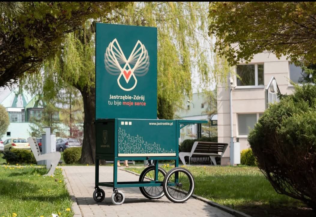 zielony mobilny punkt konsultacyjny