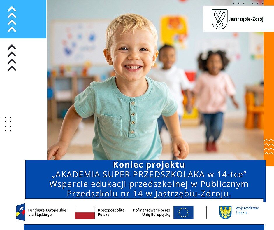 Logotypy: Fundusze Europejskie dla Śląskiego, Rzeczpospolita Polska, Dofinansowane przez Unię Europejską, Województwo Śląskie