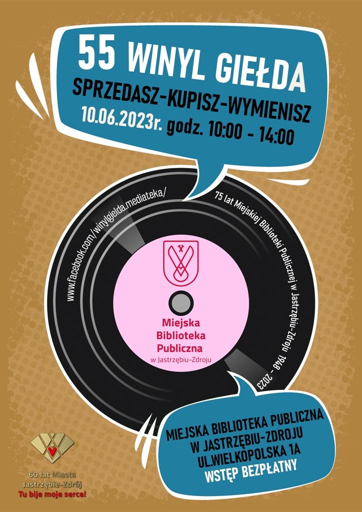 Plakat winyl giełdy.