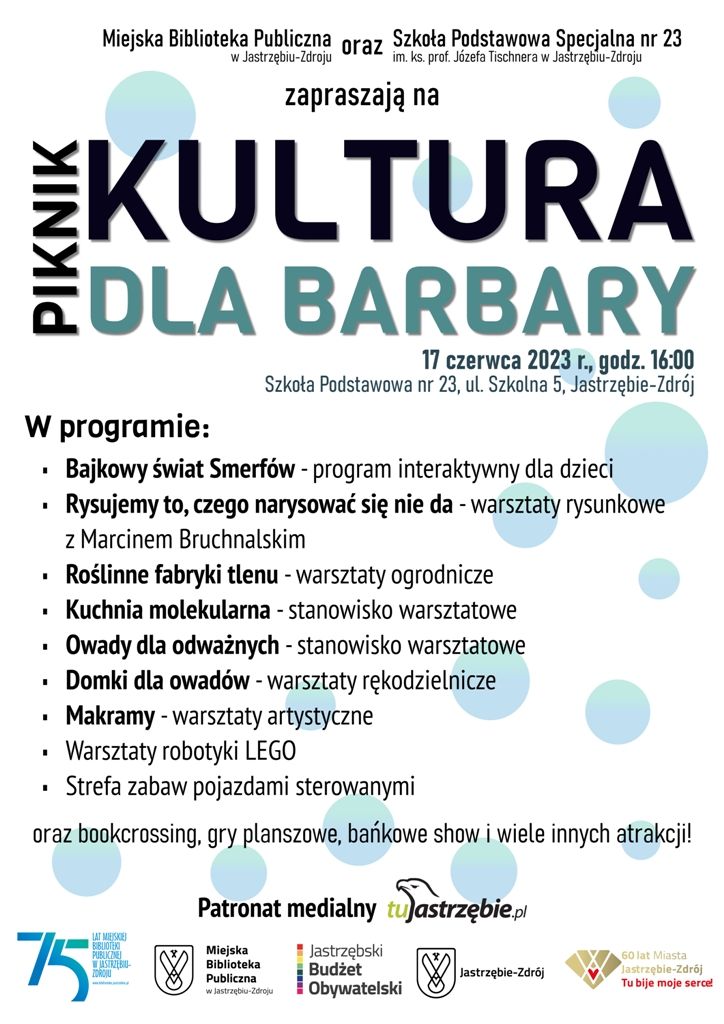 Plakat o pikniku.