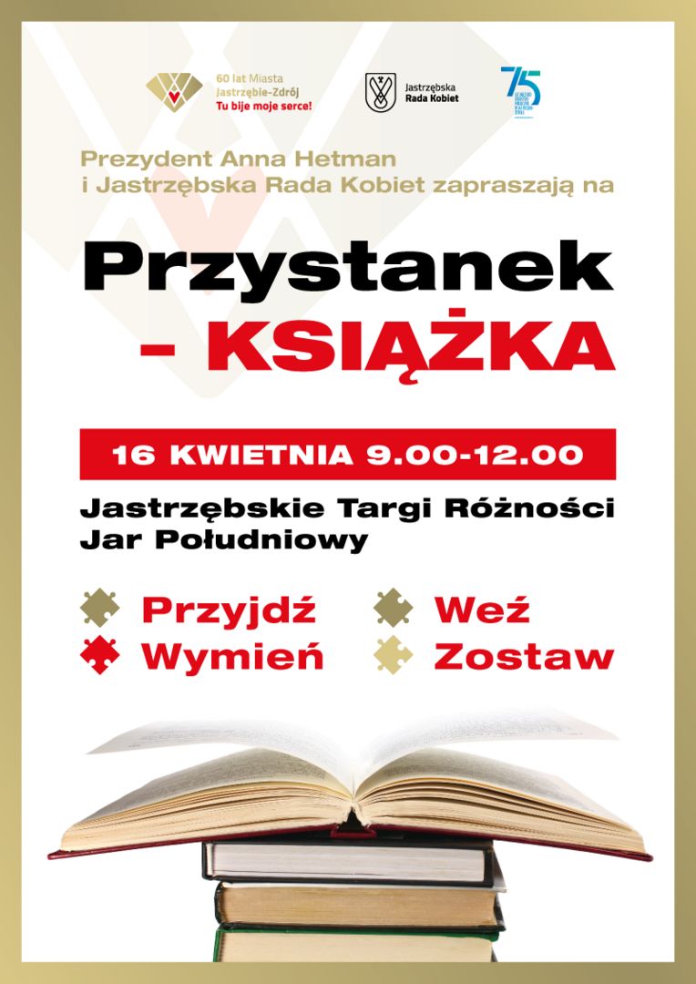 Plakat Targów Różności-Przystanek Książka.