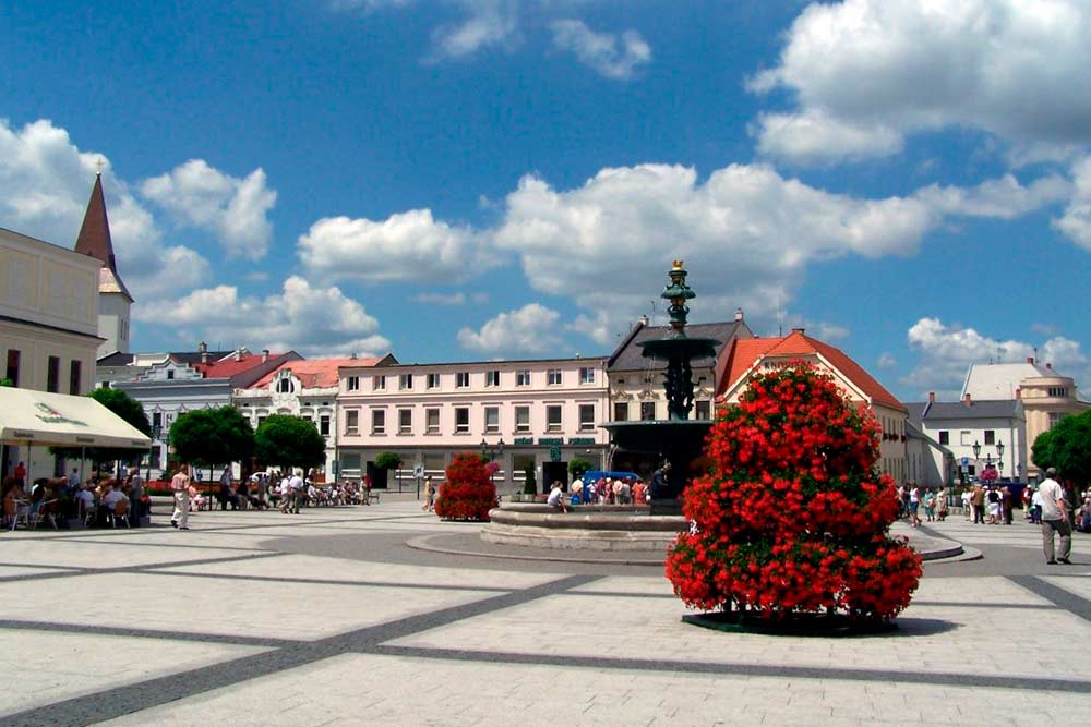 Rynek w Karwinie.