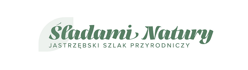 Logo Jastrzębskiego Szlaku Przyrodniczego "Śladami Natury".