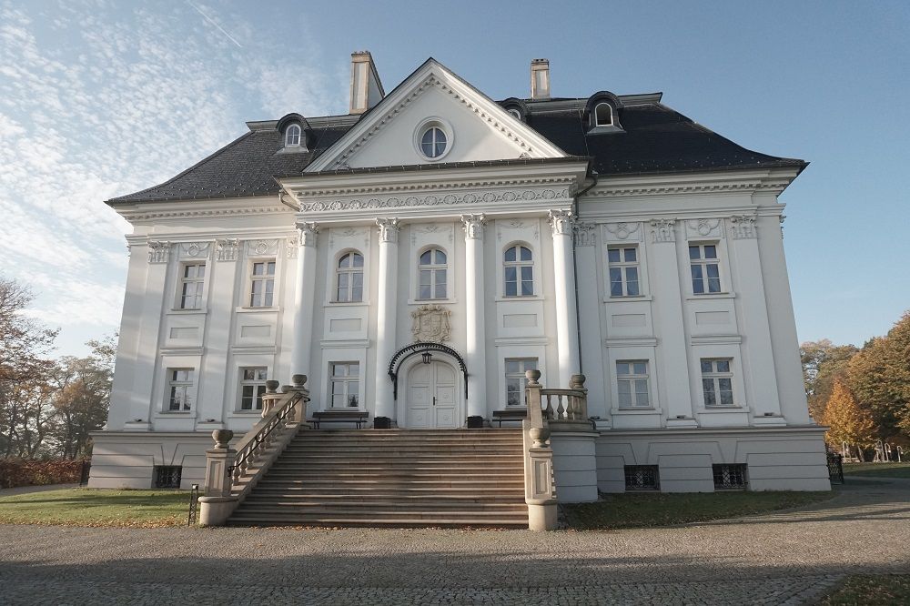 Pałac w Boryni, widok frontalny