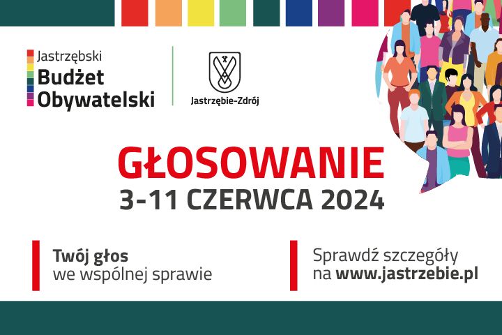 Grafika przedstwia inforamcje o Jastrzębskim Budżecie Obywatelskim