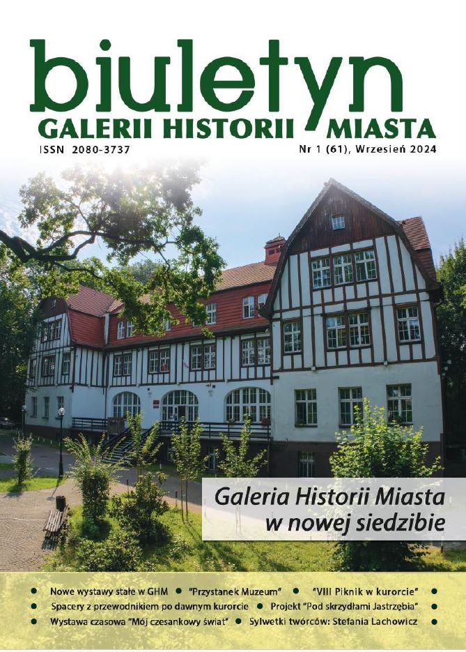 1 strona Biuletynu Galerii Historii Miasta