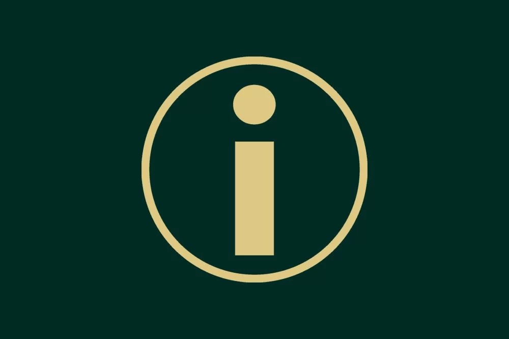 Ikona informacji "i". 